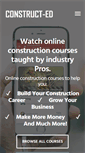 Mobile Screenshot of construct-ed.com